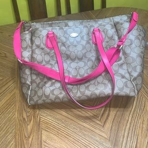 COACH diaper/book/weekender bag